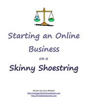 Starting An Online Business On A Skinny Shoestring eBook by Laura Wheeler